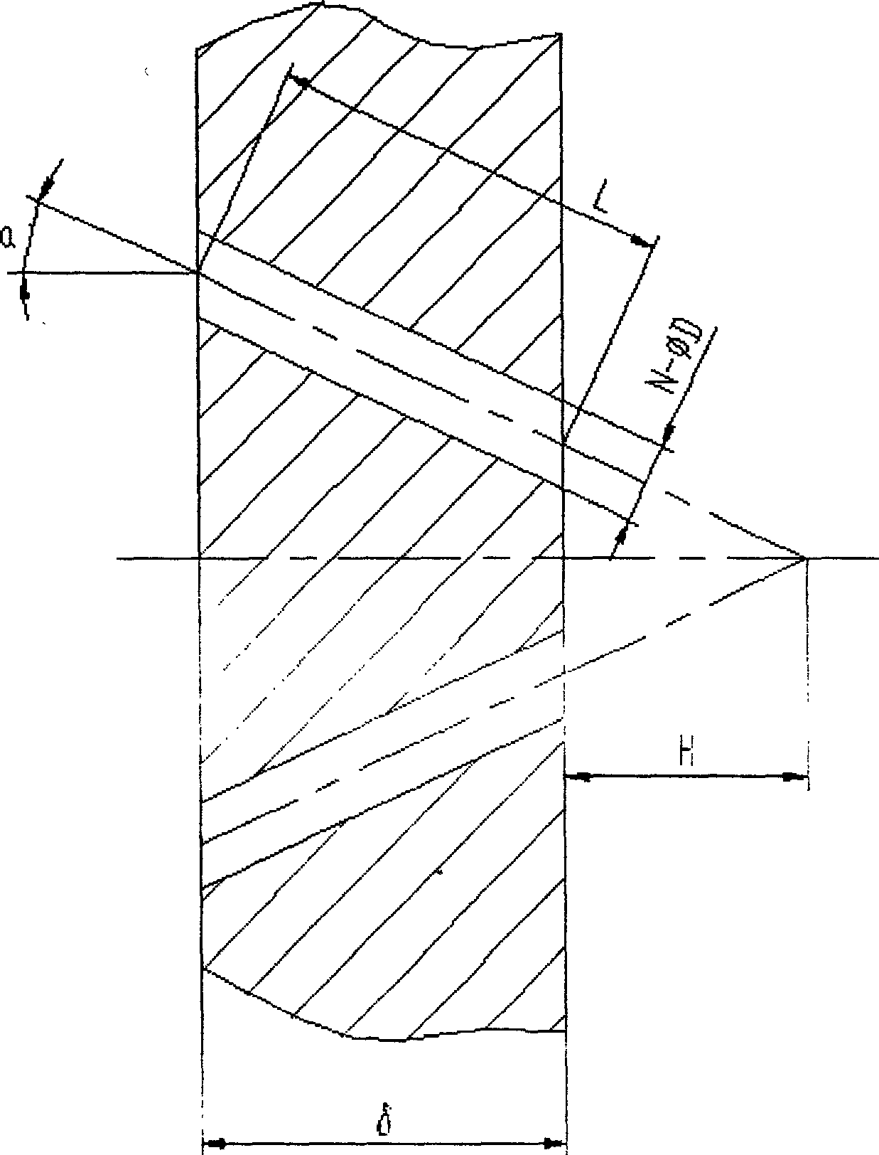 High-pressure liquid air tube type quick mixing reactor