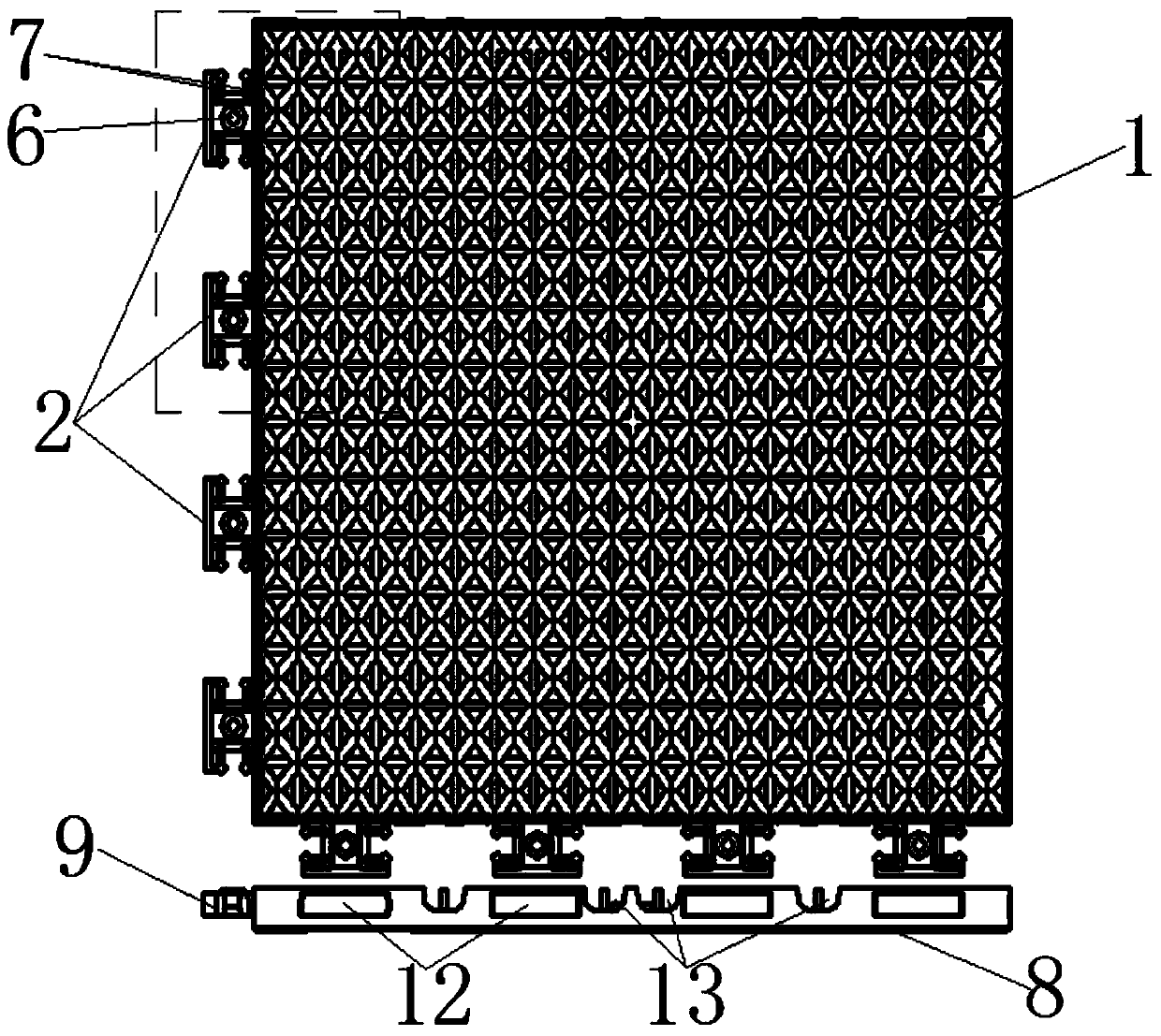 A kind of assembly floor and its installation method