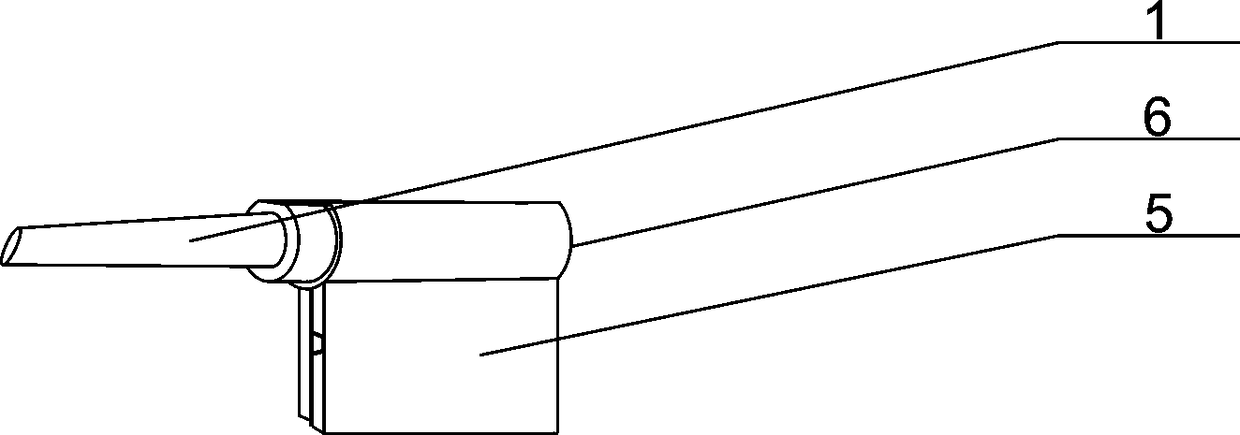 Artificial lens pushing and injecting device