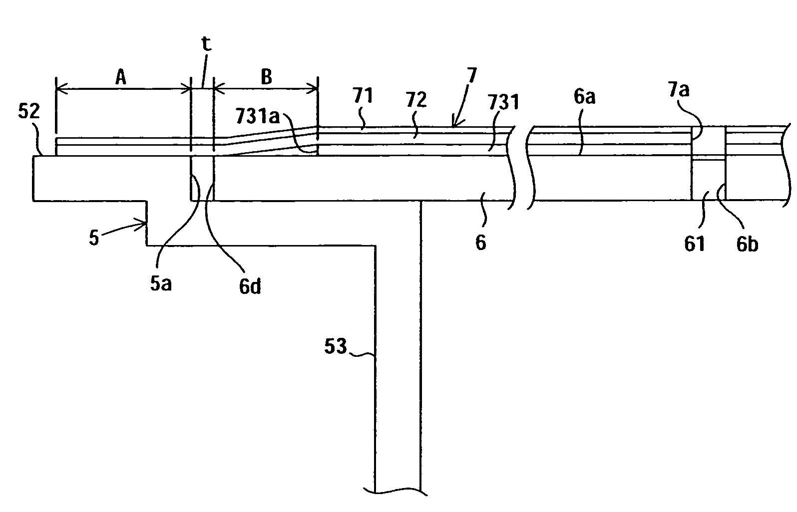 Magnetic disk drive with cover seal and method for fabricating same