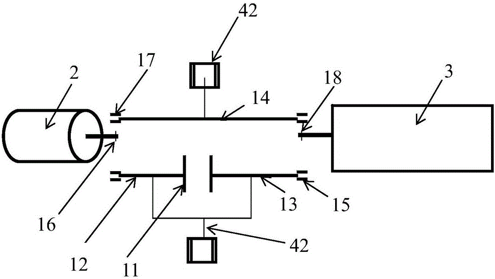 Equipment for switching load speed between power frequency rotating speed and permanent magnet speed adjustment