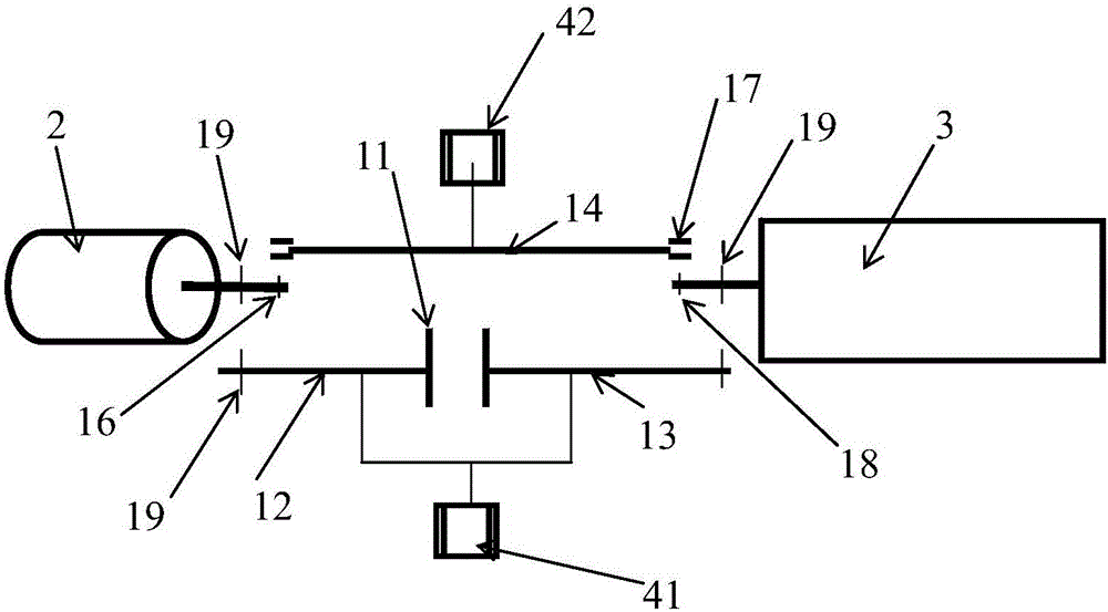 Equipment for switching load speed between power frequency rotating speed and permanent magnet speed adjustment