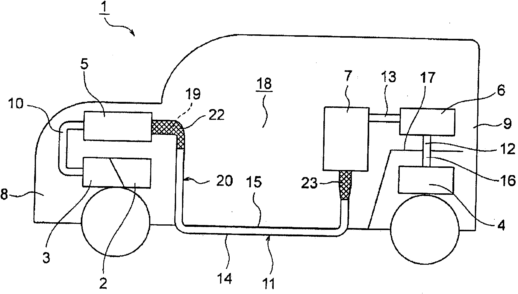 Wire harness with protective member