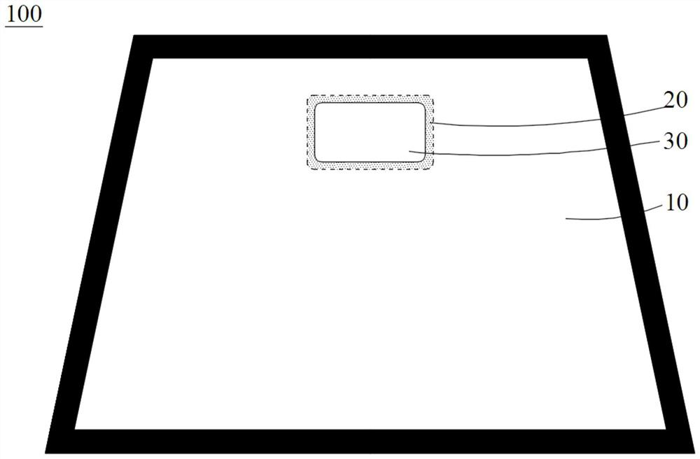 Vehicle window glass, preparation method thereof and vehicle