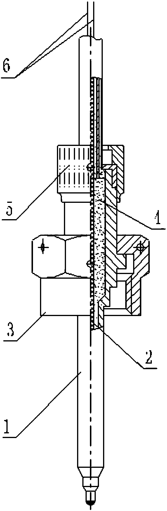 Gas temperature sensor and manufacturing method thereof