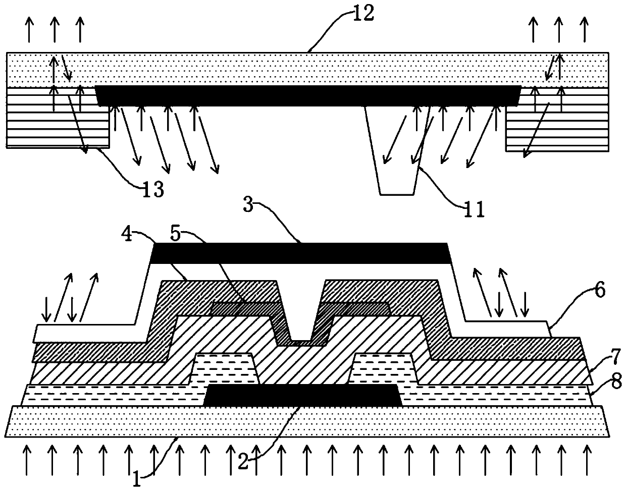 Array substrate, display panel and liquid crystal display device