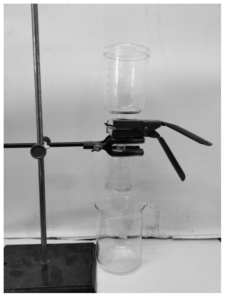 Super-hydrophobic glass fiber composite oil-water separation material and preparation method and application thereof