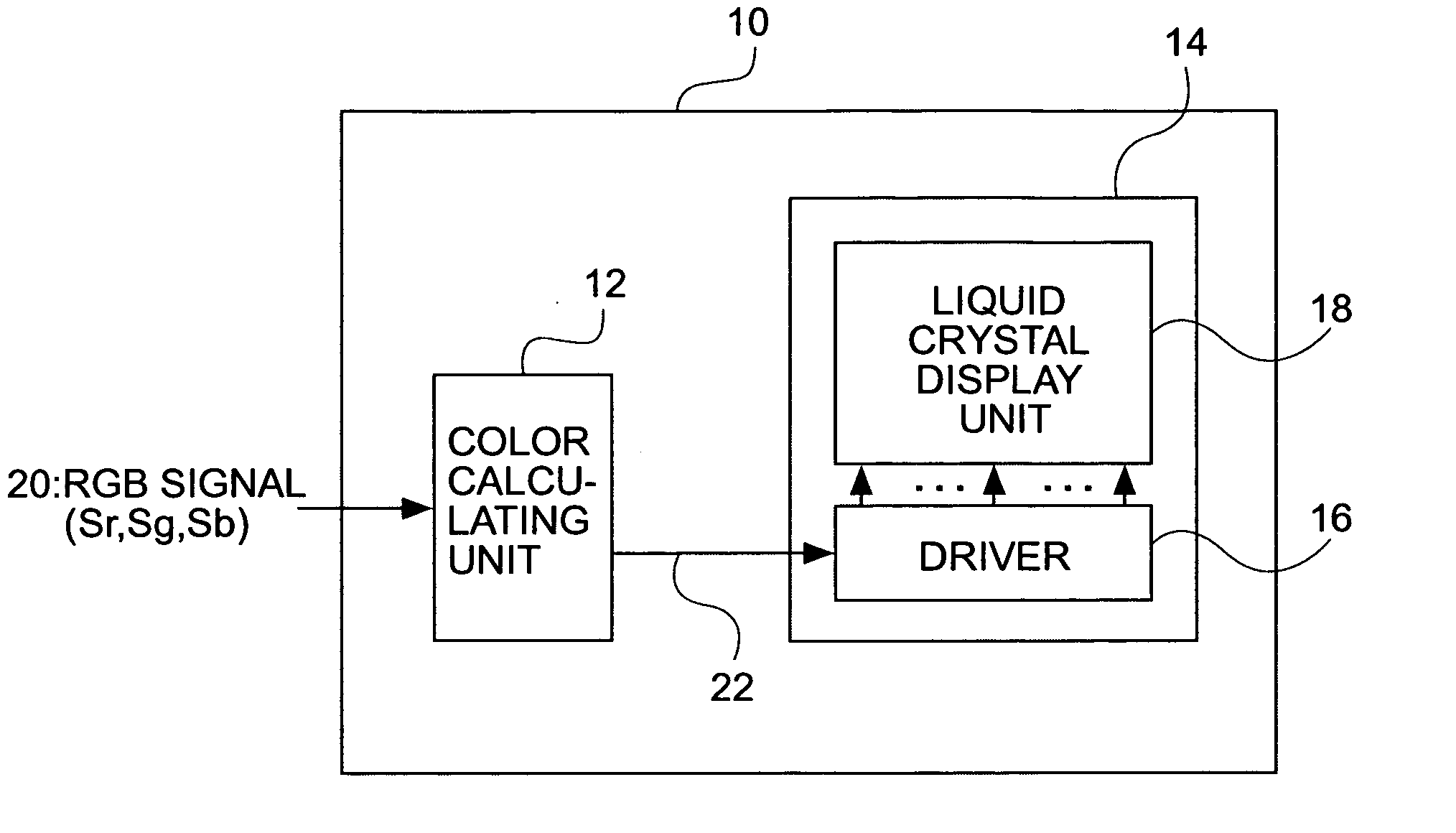 Color filter, color image display device, and electronic apparatus