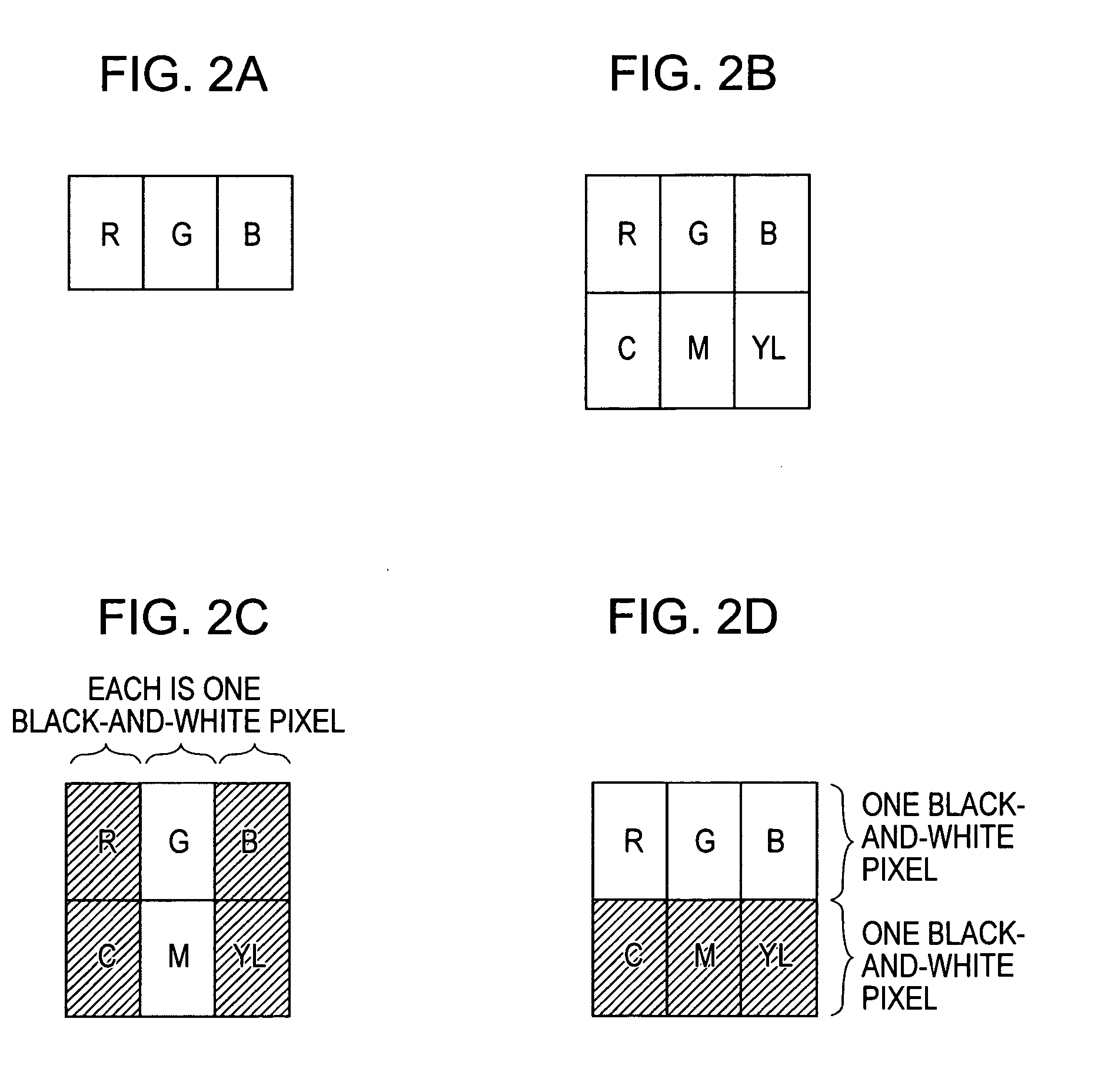 Color filter, color image display device, and electronic apparatus