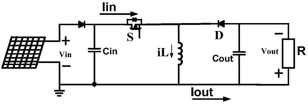 Wide-range low-input voltage ripple maximum-power tracking circuit for solar powered auto