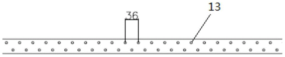 A pulse type flat membrane bioreactor flushing device and flushing method thereof