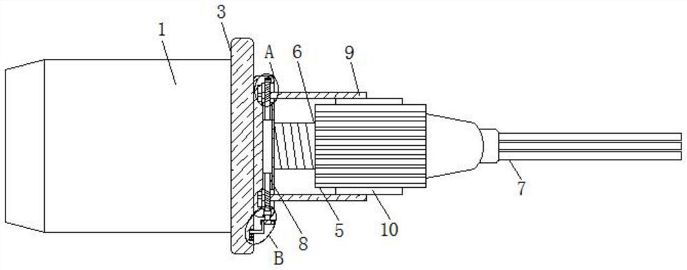 Installation structure of IDC connector