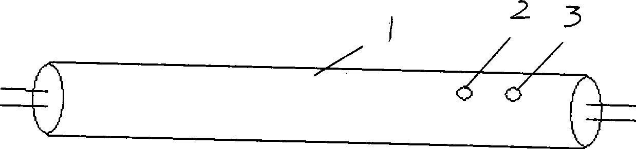 Method for detecting mercury content in nitric acid injection type fluorescent lamp