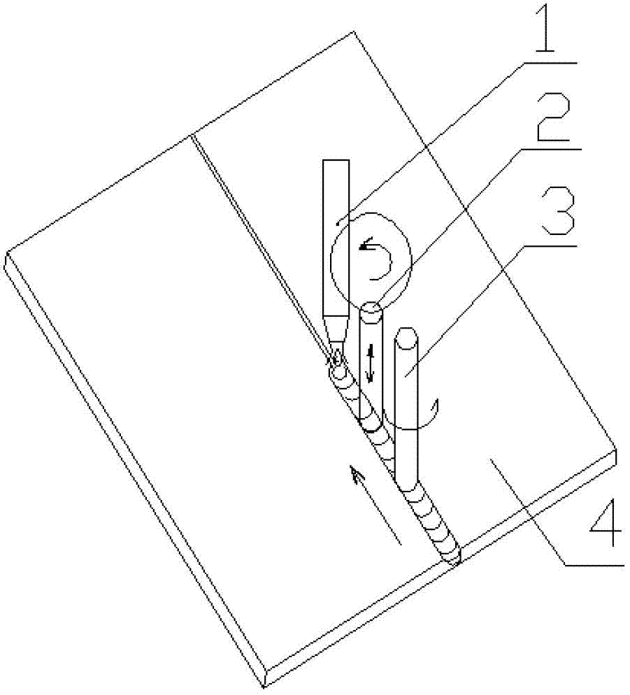 Control device for residual stress and strain along with welding of titanium alloy