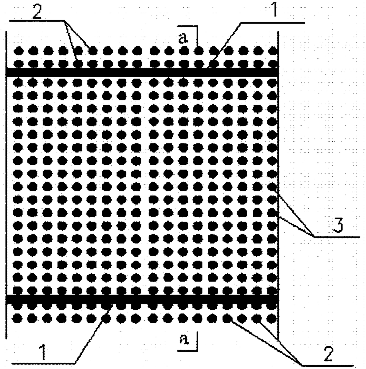 A gravity retaining wall and its construction method