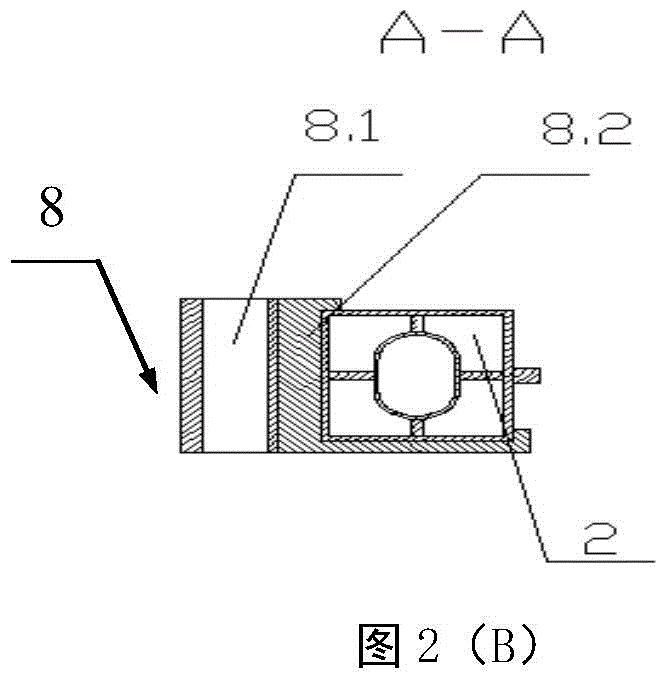 Folding telescopic cantilever beam system of walking bridge erecting machine with lower guide beam