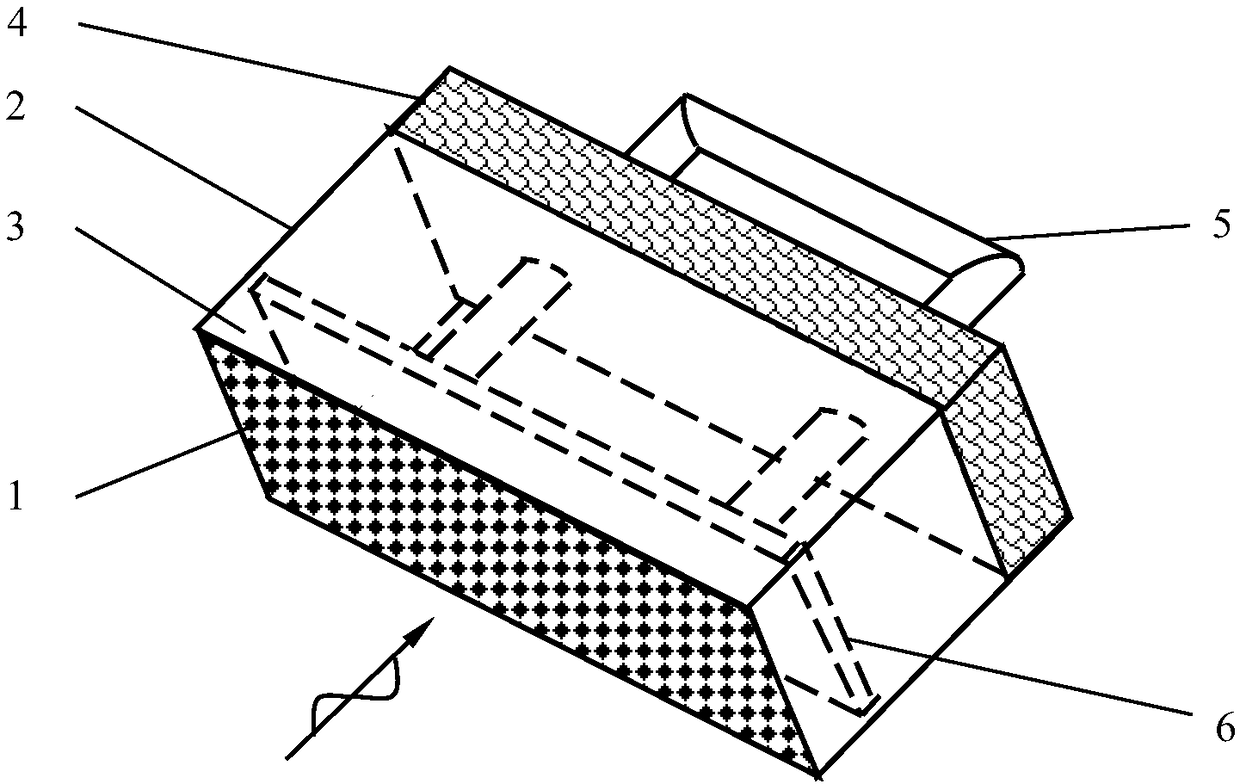 Combined frequency-conversion acoustic tile