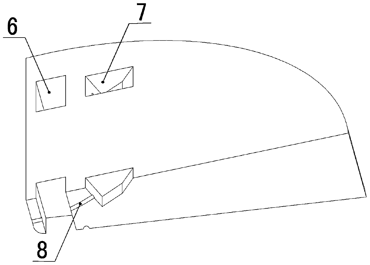 Assembled bridge guard plate structure system and construction method thereof