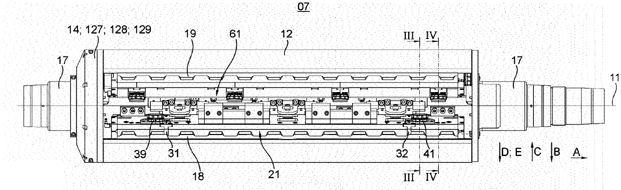 Plate cylinder for a printing press, comprising a clamping device