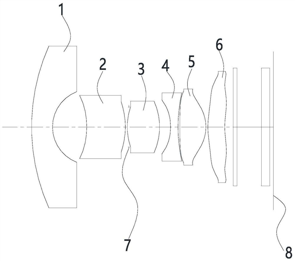 Large-aperture ultra-large wide-angle monitoring optical system