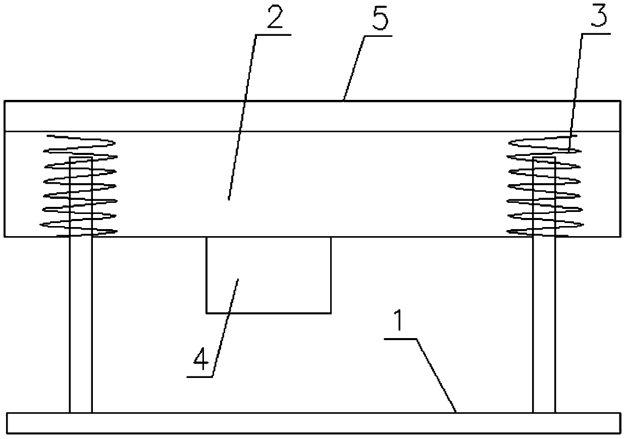 Roller-type self-adjusting polycrystalline silicon vibrating screening device