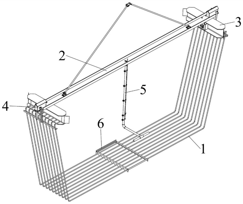 U-shaped steel bar lifting appliance