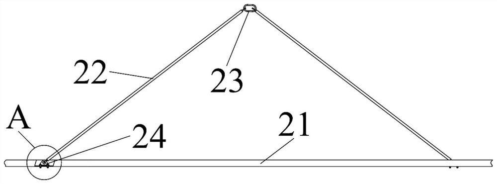 U-shaped steel bar lifting appliance