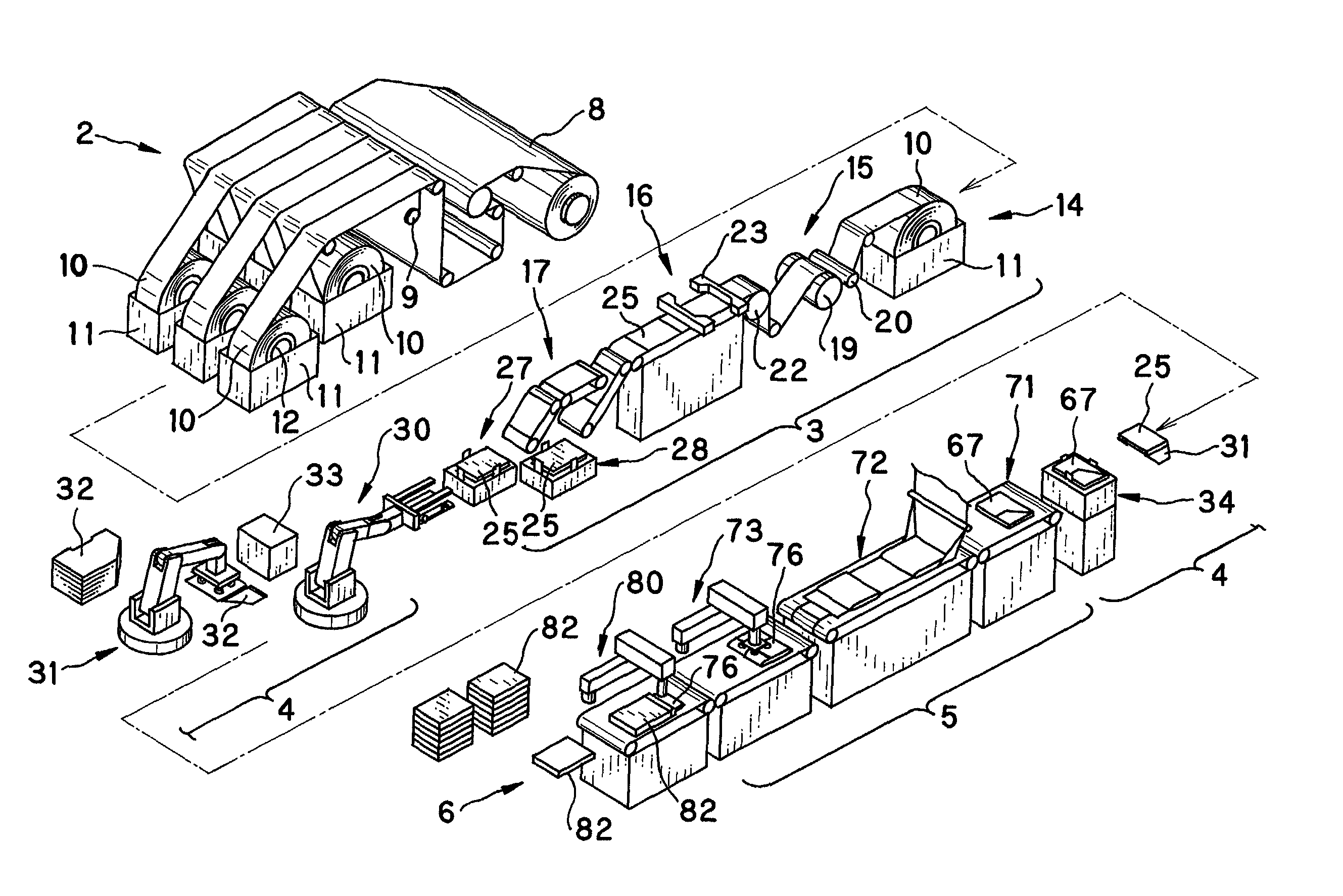 Sheet package producing system