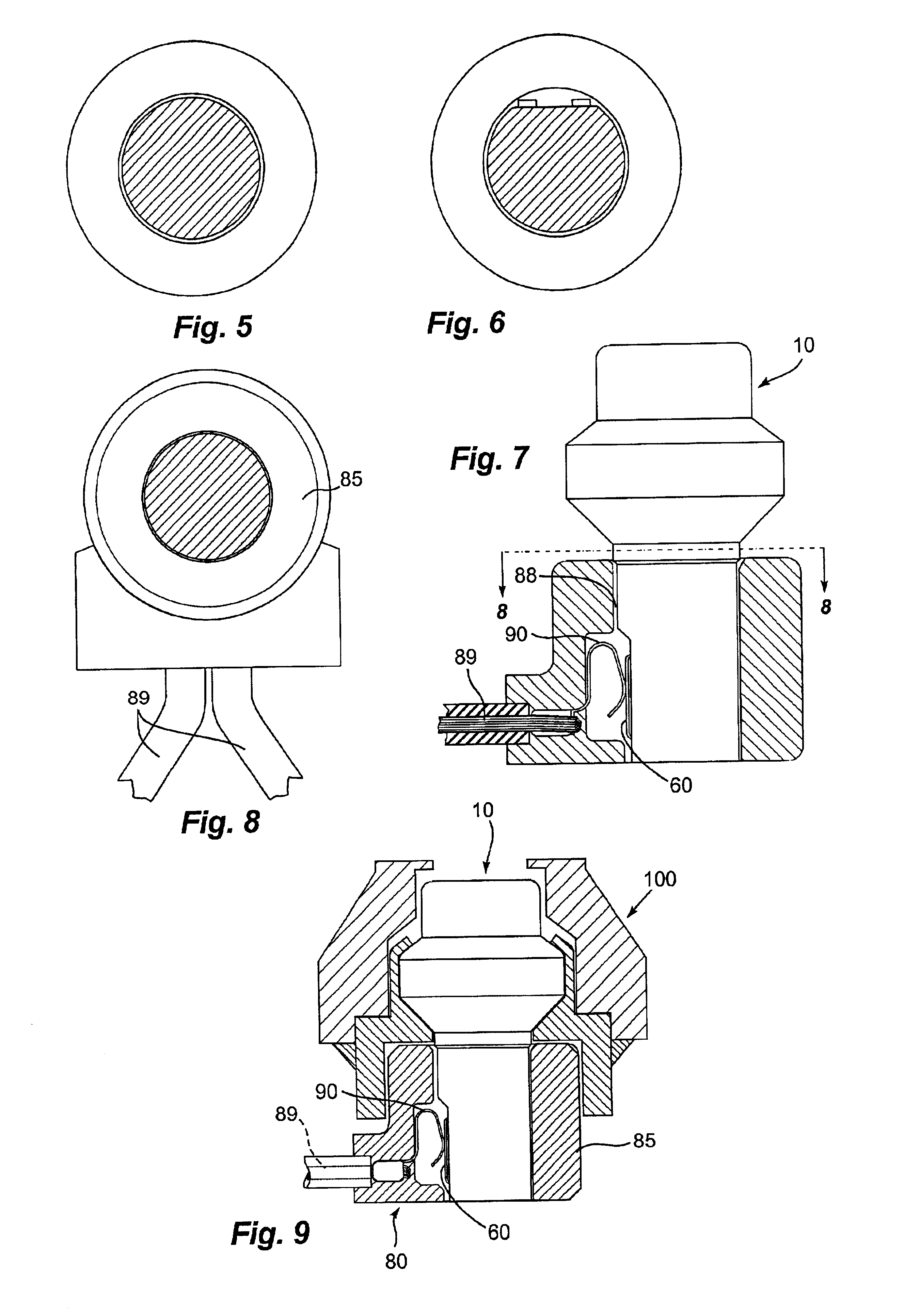 Pyrotechnic initiator with on-board control circuitry