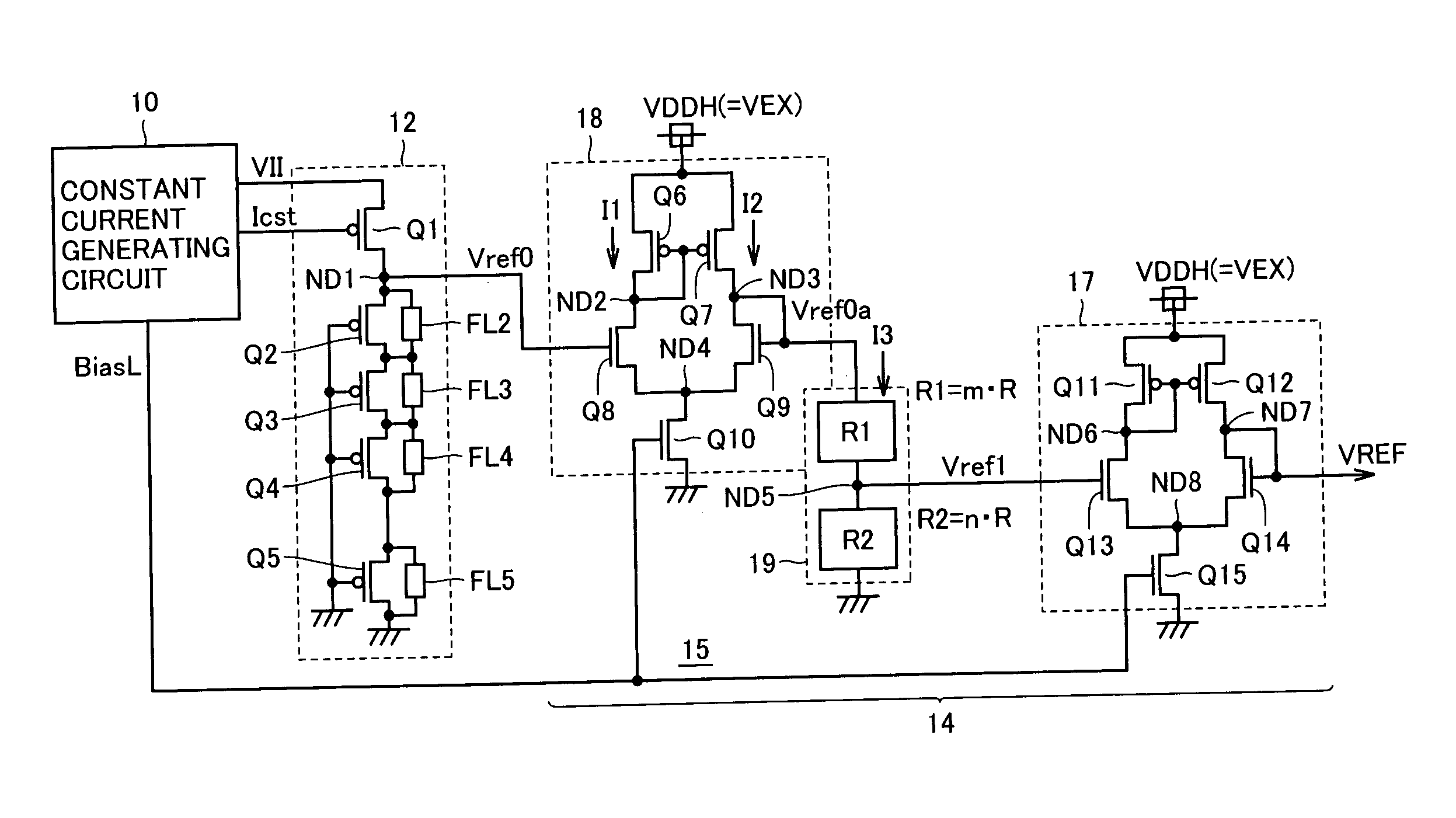 Internal voltage generating circuit and semiconductor integrated circuit device