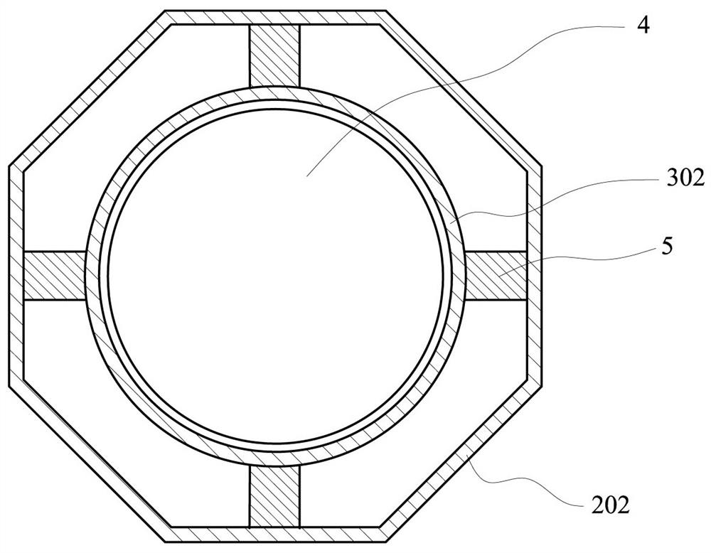 Variable-flow-channel waterproof hammer air valve and design method