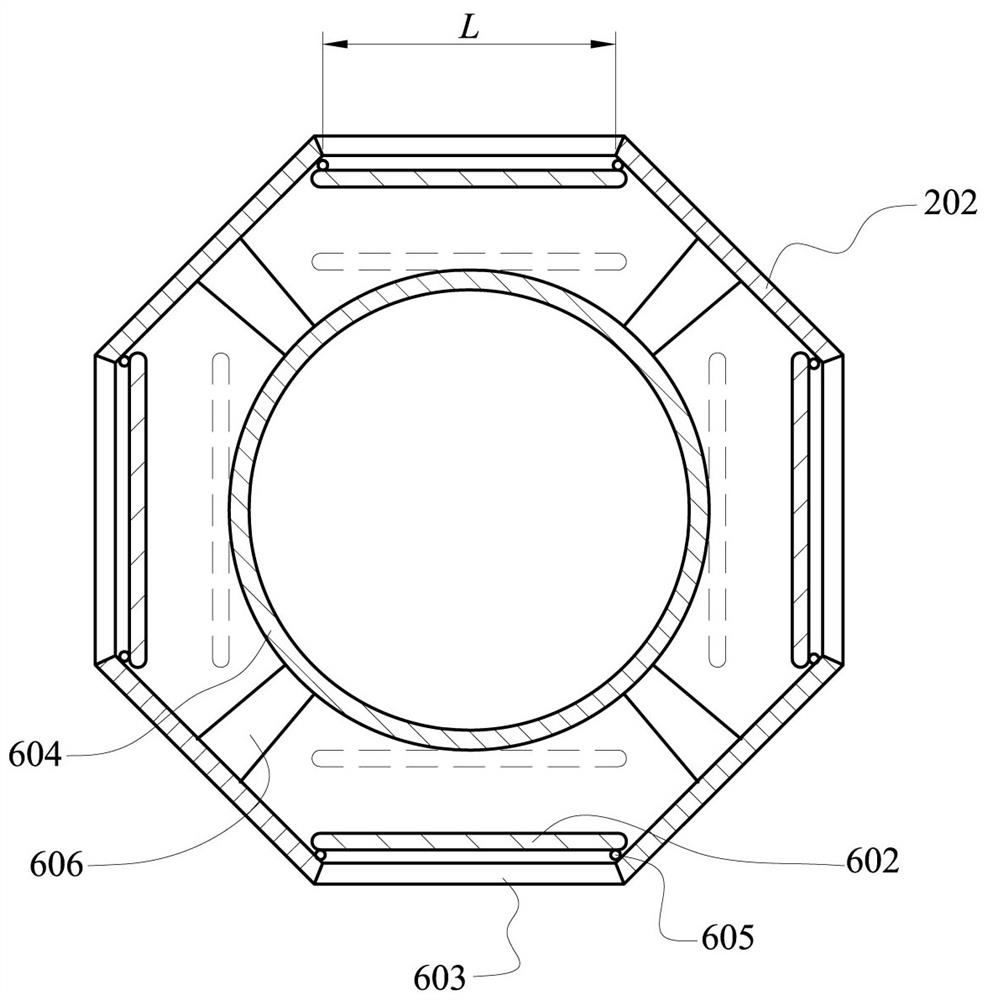 Variable-flow-channel waterproof hammer air valve and design method