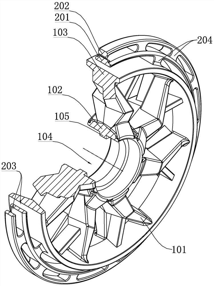 Wheel core capable of preventing tread from peeling off and roller skate