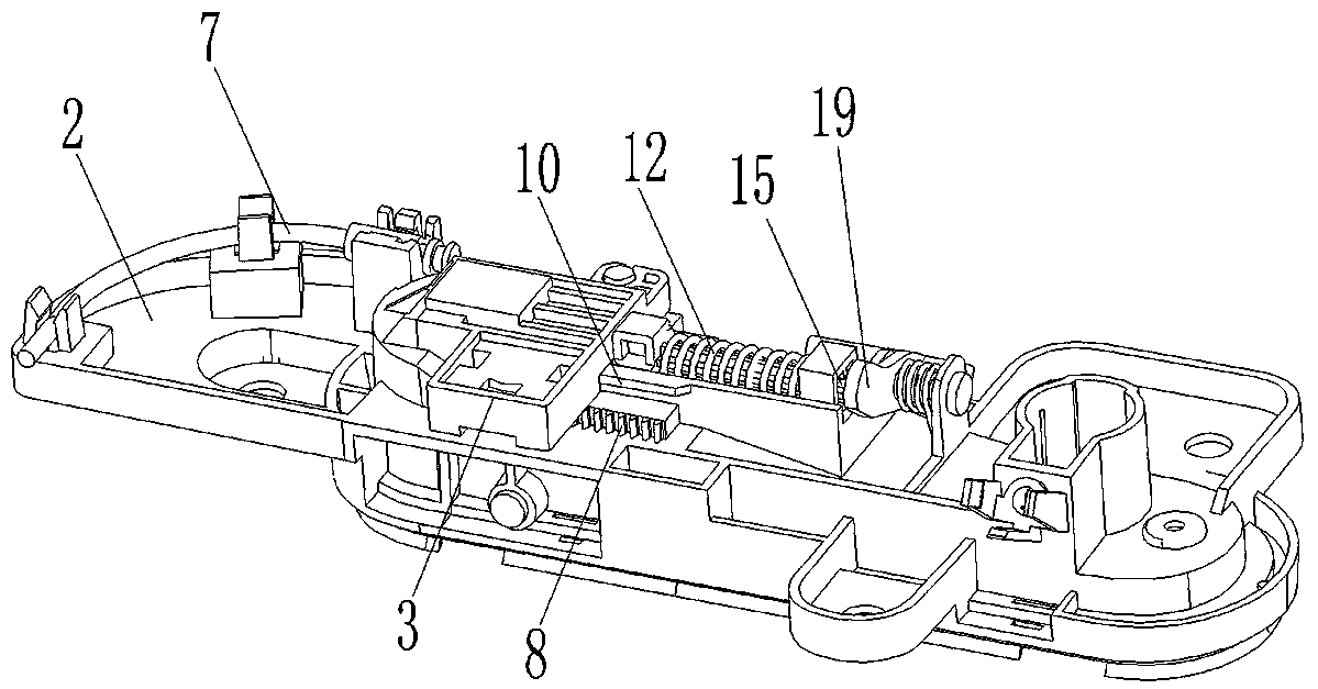 Handle structure for vehicle