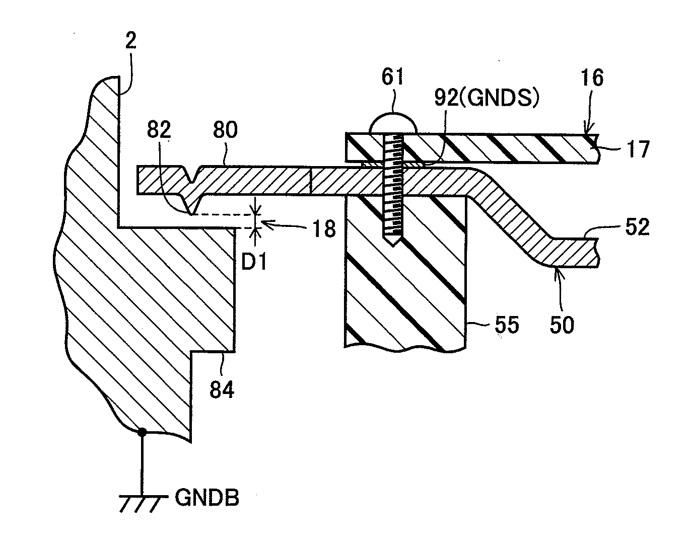 Vehicle-mounted electronic apparatus and vehicle with the same mounted therein