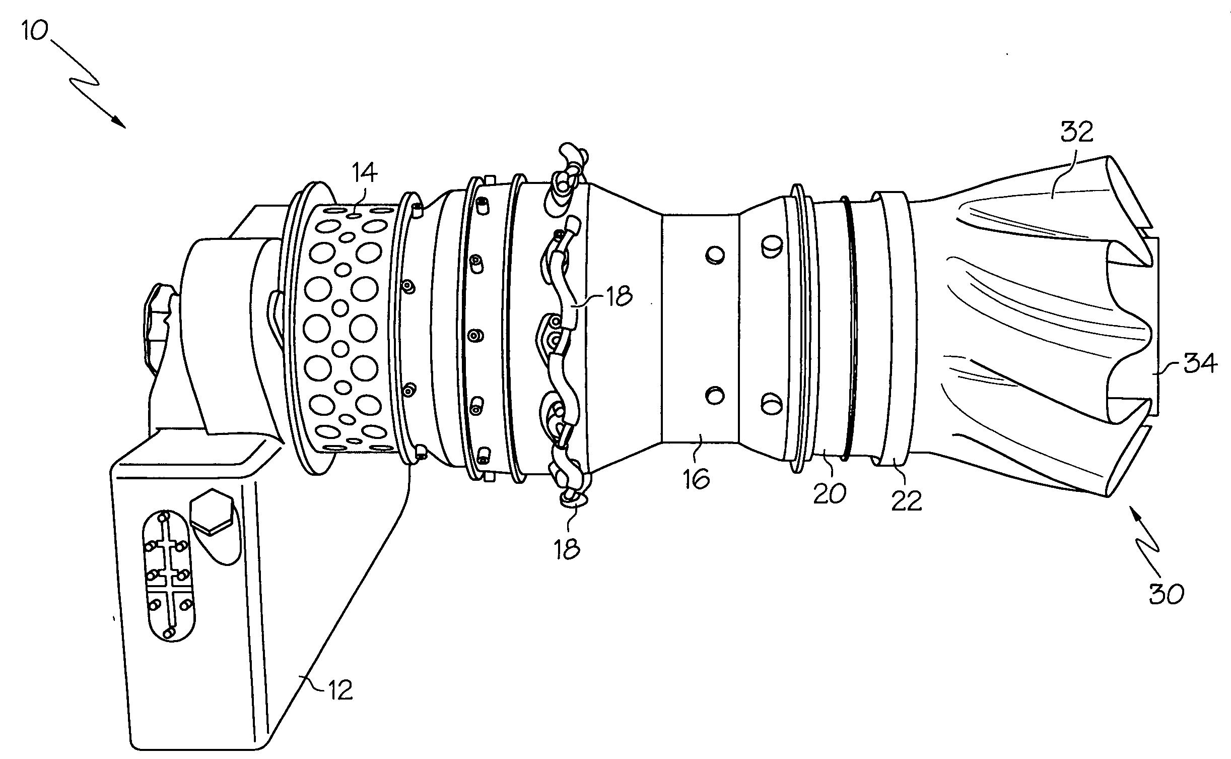 Twisted mixer with open center body