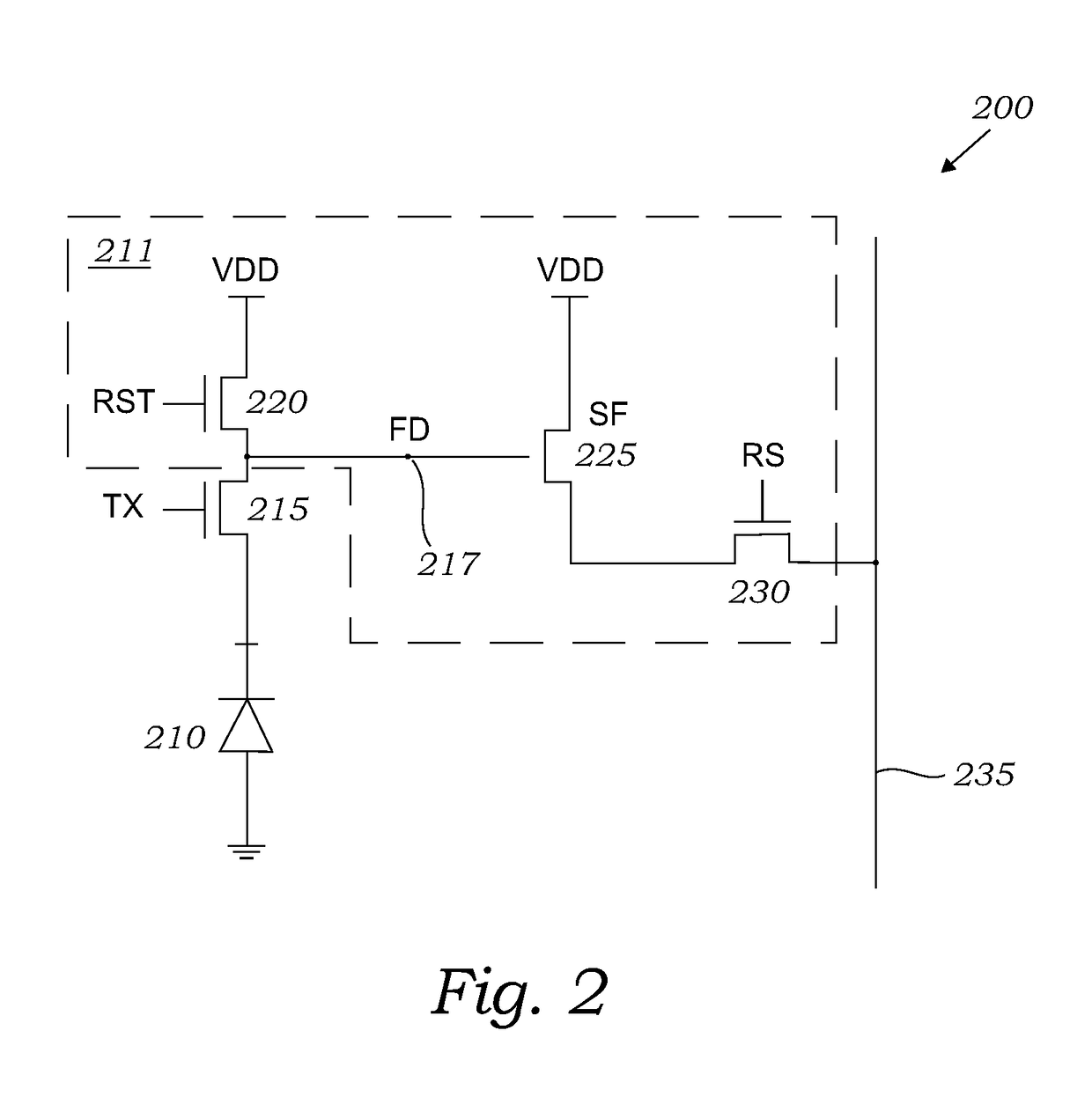 Stacked image sensor pixel cell with in-pixel vertical channel transfer transistor