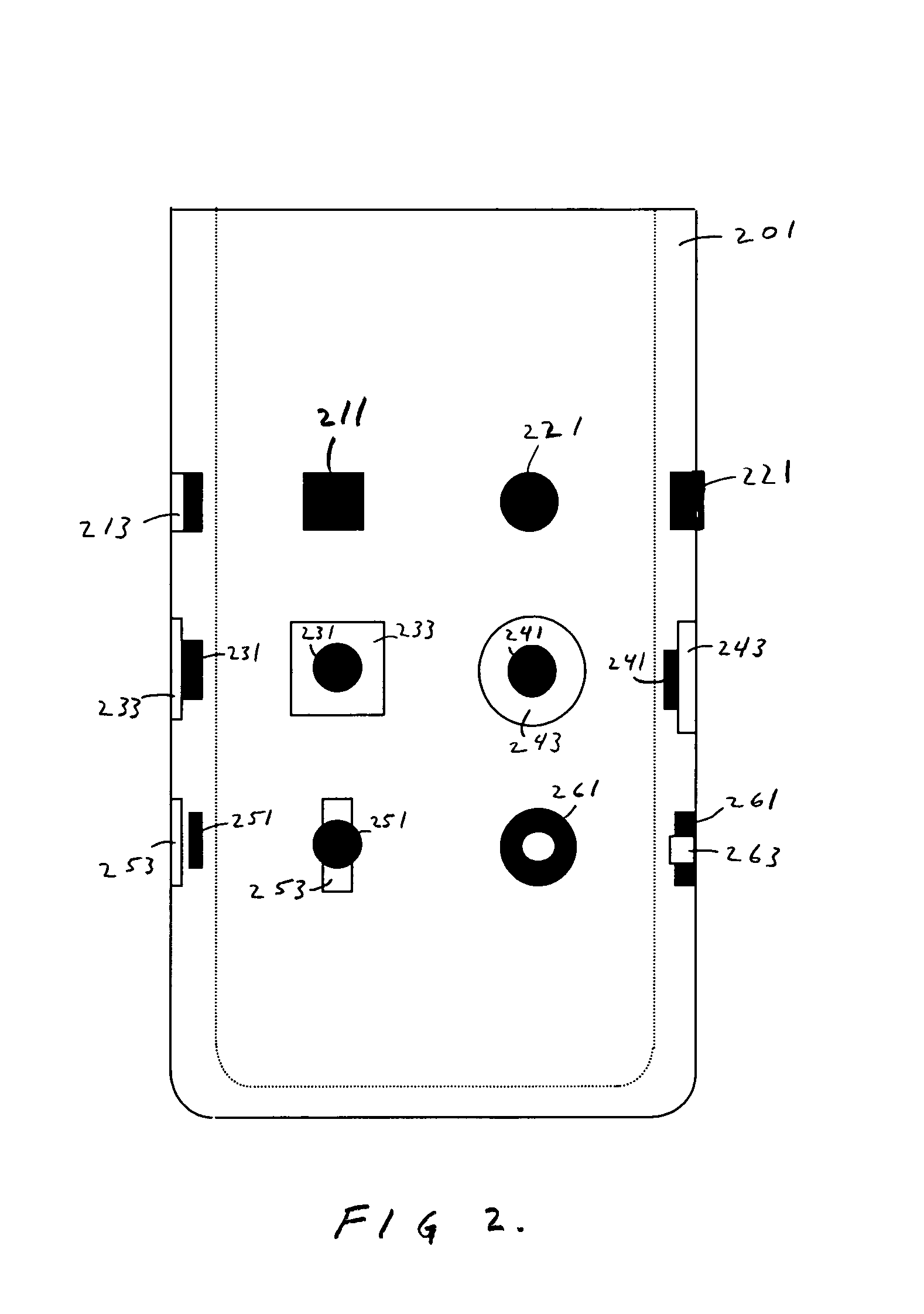 Drinking glass with a removable magnetic marker