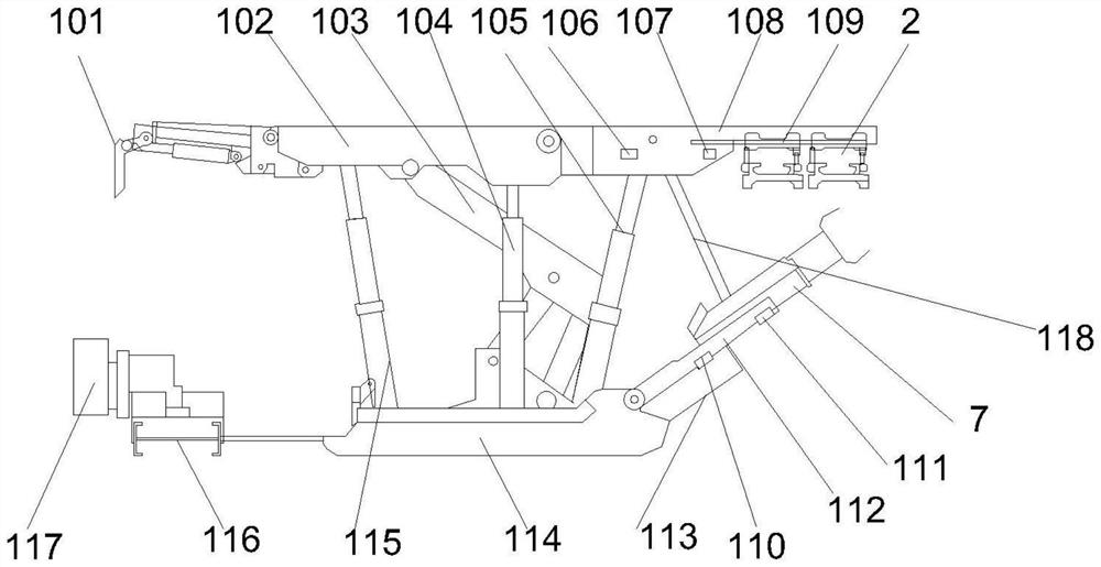 Double-freight single-filling filling hydraulic support and using method