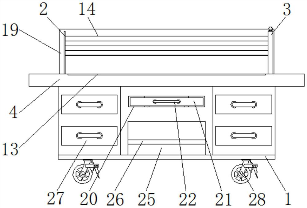 A teaching device convenient for music teaching