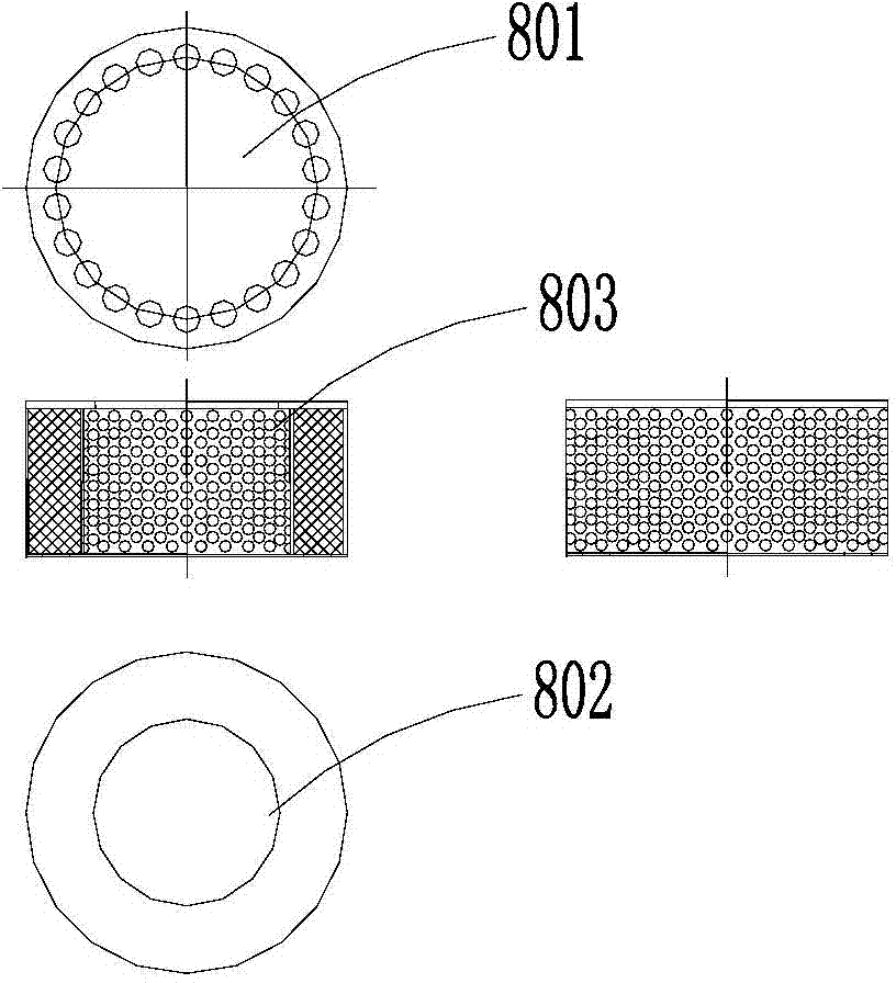 Vertical oil separator and air-conditioning system