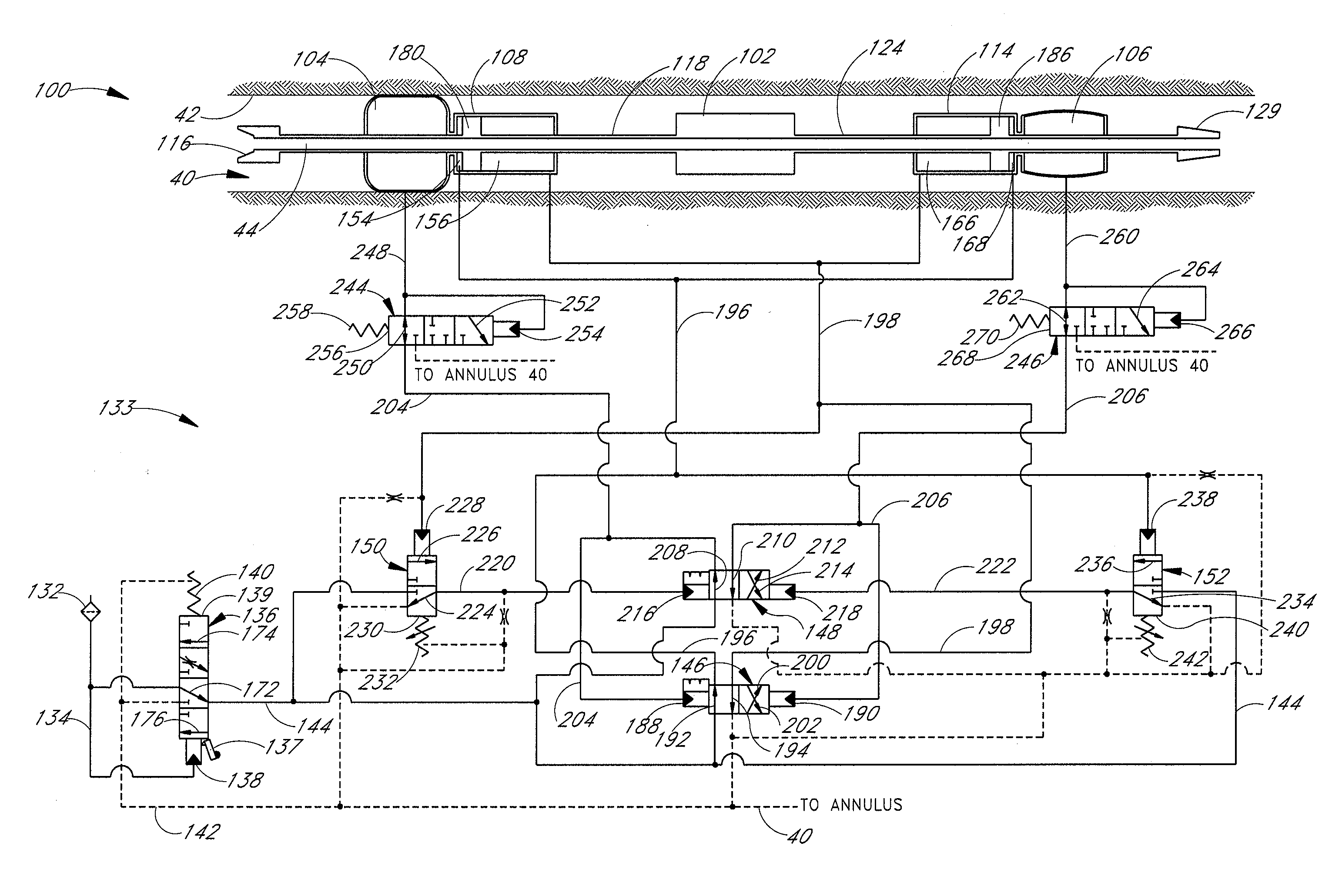 Tractor with improved valve system