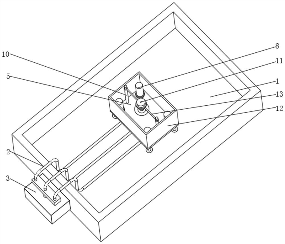 High-density culture aeration device for grass carp