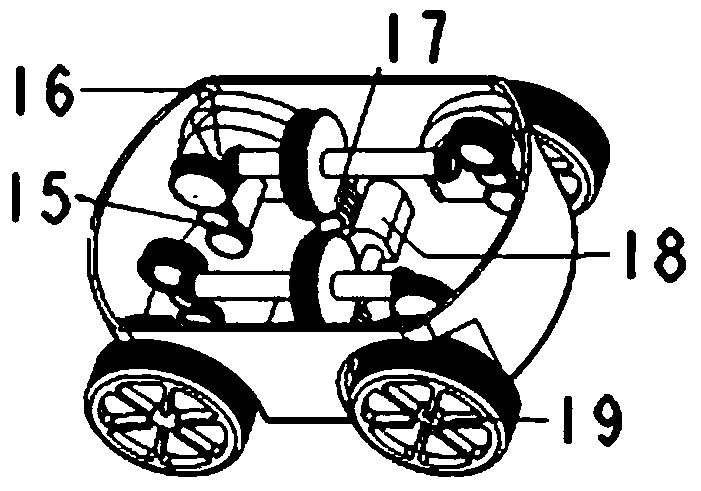 Full-automatic car wiping mechanical arm device