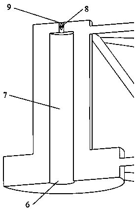 Floating-type wind energy and wave energy combined power generating system