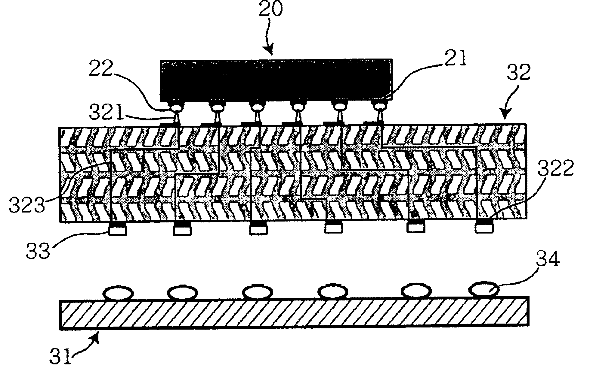 Vertical probe card and method for using the same