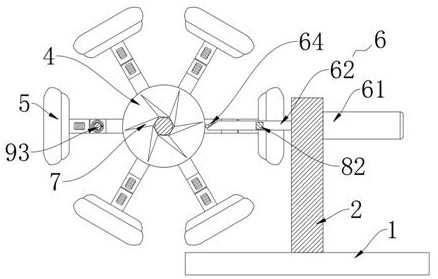 Auxiliary device for cleaning and nursing private parts of puerpera in obstetrics and gynecology department