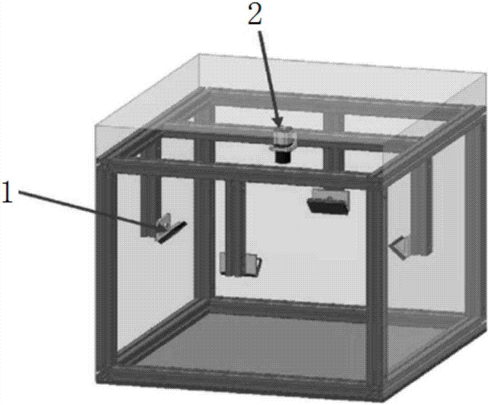 Image reflection removing device and method based on photometric stereo