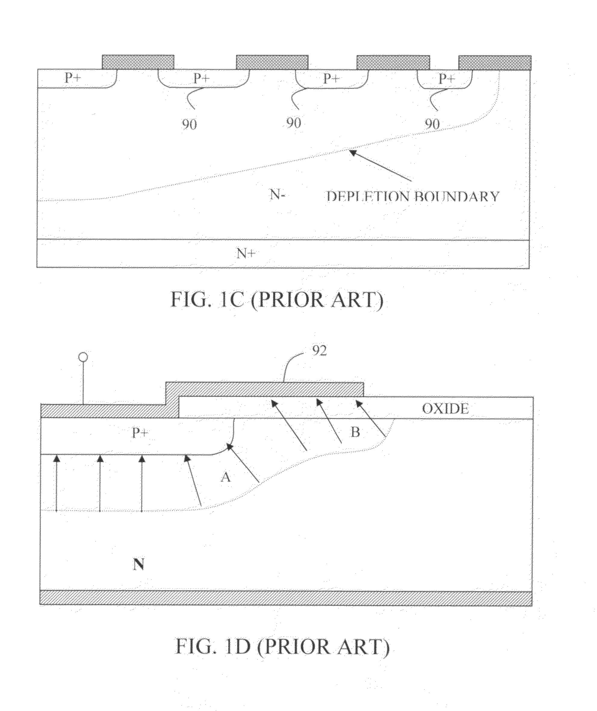 Edge termination configurations for high voltage semiconductor power devices