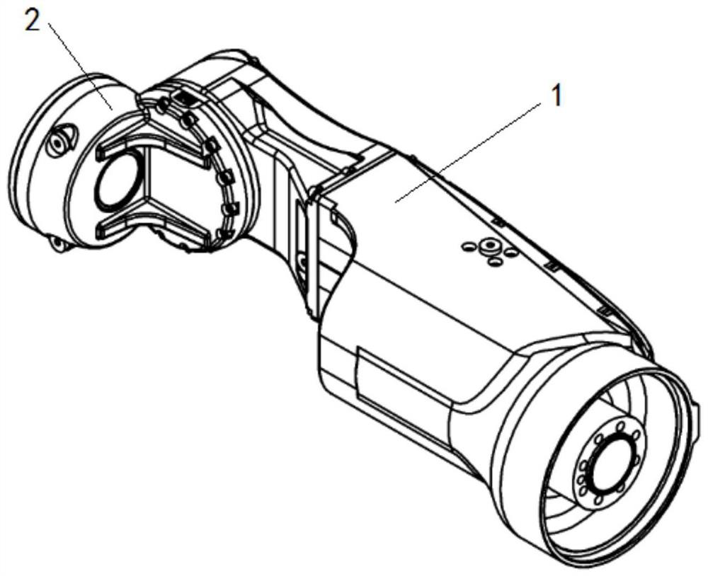 Robot hollow wrist structure